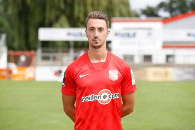 15 07 2021, Wilhelm Langrehr Stadion, Garbsen, 3 Liga, TSV Havelse team photo and portrait appointment, in picture Linus Meyer 23, Havelse TSV Havelse