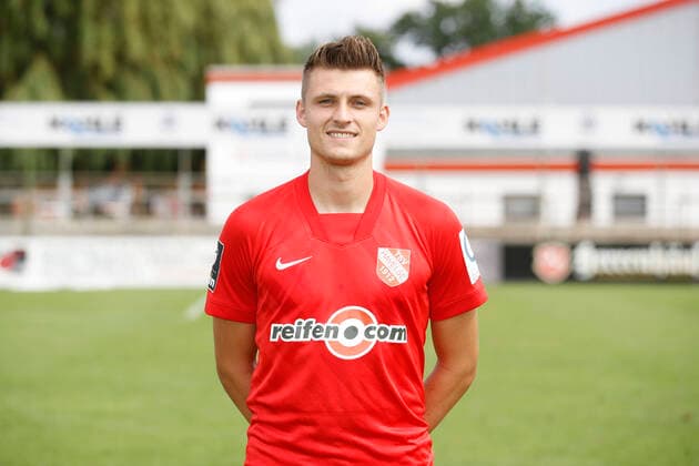 15 07 2021, Wilhelm Langrehr Stadion, Garbsen, 3 Liga, TSV Havelse team photo and portrait appointment, in picture Noah Plume 24, Havelse TSV Havelse