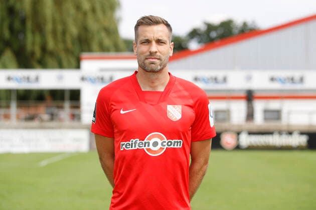 15 07 2021, Wilhelm Langrehr Stadion, Garbsen, 3 Liga, TSV Havelse team photo and portrait appointment, in picture Niklas Tasky 26, Havelse TSV Havelse