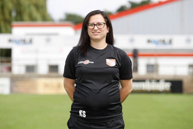 15 07 2021, Wilhelm Langrehr Stadion, Garbsen, 3 Liga, TSV Havelse team photo and portrait appointment, in picture Kerstin Schneidereit team manager, Havelse TSV Havelse
