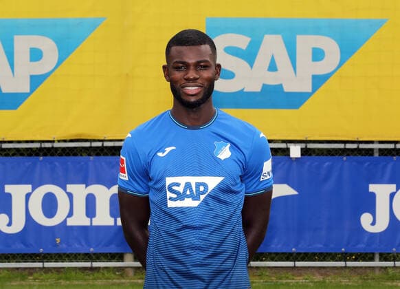Ihlas Bebou , TSG 1899 Hoffenheim Porträttermin TSG 1899 Hoffenheim 2021 2022 Zuzenhausen, GER, 15 07 2020 ,Football 1 Bundesliga 2021 2022 Editorial use only