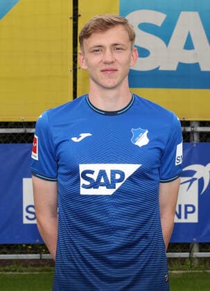 Maximilian Beier , TSG 1899 Hoffenheim Porträttermin TSG 1899 Hoffenheim 2021 2022 Zuzenhausen, GER, 15 07 2020 ,Football 1 Bundesliga 2021 2022 Editorial use only