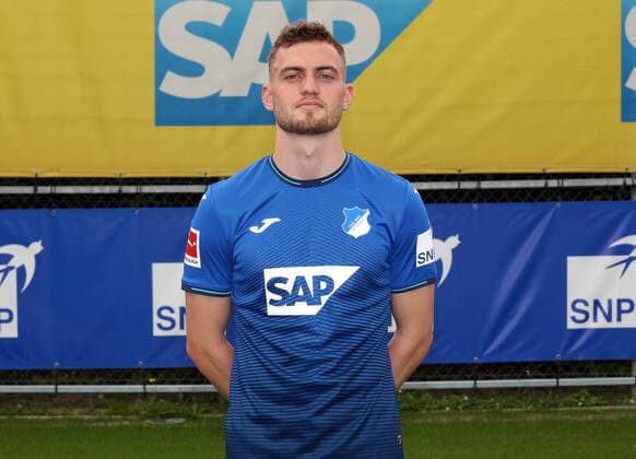 Jacob Bruun Larsen , TSG 1899 Hoffenheim Porträttermin TSG 1899 Hoffenheim 2021 2022 Zuzenhausen, GER, 15 07 2020 ,Football 1 Bundesliga 2021 2022 Editorial use only