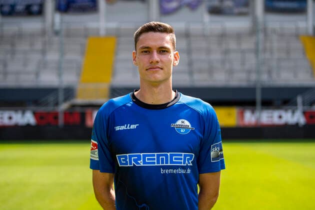 Maximilian Thalhammer SC Paderborn 07 2 BL, portrait date 2021 2022 Copyright: xDavidxInderliedx