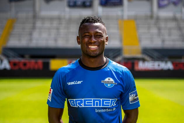 Jamilu Collins SC Paderborn 07 2 BL, port date 2021 2022 Copyright: xDavidxInderliedx
