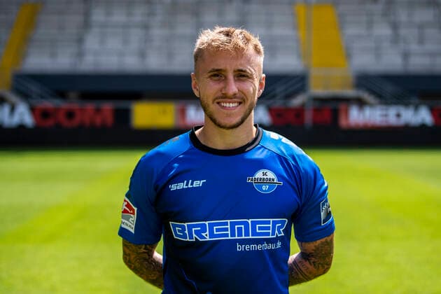 Luca Marseiler SC Paderborn 07 2 BL, portrait date 2021 2022 Copyright: xDavidxInderliedx