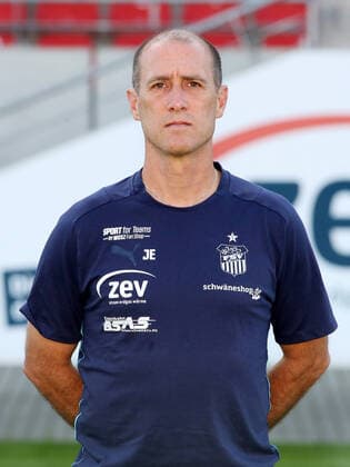Teampraesentation Zwickau 15 07 2021 Coach Joe Enochs FSV Zwickau, 3 Liga, Porträttermin 2021 2022 , Zwickau, 15 07 2021, Stadion Zwickau, Football ,