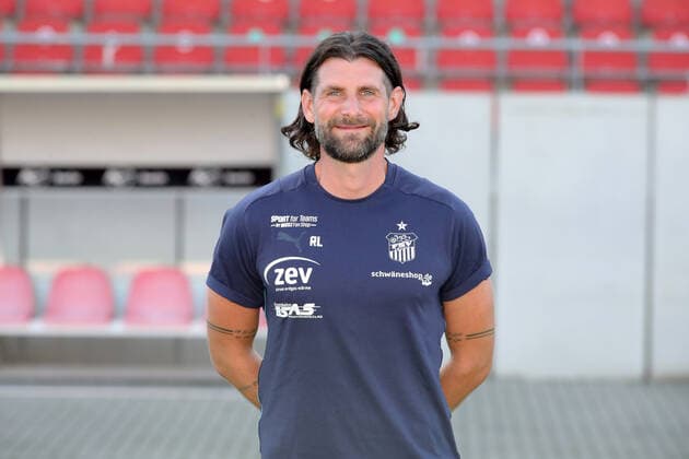 Teampraesentation Zwickau 15 07 2021 Co coach Robin Lenk FSV Zwickau, 3 Liga, Porträttermin 2021 2022 , Zwickau, 15 07 2021, Stadion Zwickau, Football ,
