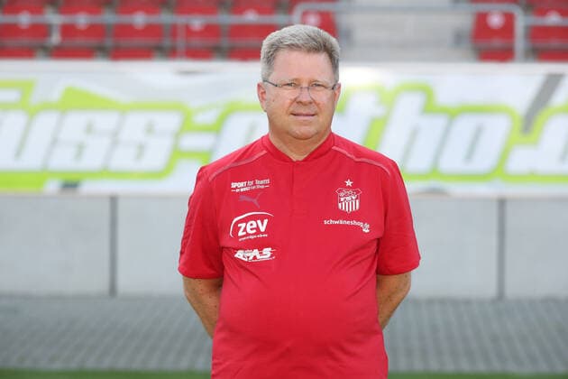Team presentation Zwickau 15 07 2021 Team doctor Dr Reinhold Müller Mueller FSV Zwickau, 3 Liga, Porträttermin 2021 2022 , Zwickau, 15 07 2021, Stadium Zwickau, Football ,