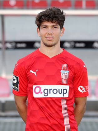 Teampraesentation Zwickau 15 07 2021 Yannic Voigt 7, Zwickau FSV Zwickau, 3 Liga, Porträttermin 2021 2022 , Zwickau, 15 07 2021, Stadium Zwickau, Football ,