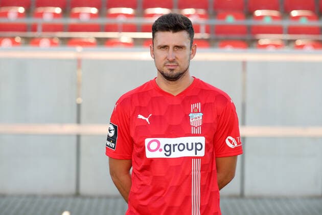 Teampraesentation Zwickau 15 07 2021 Davy Frick 19, Zwickau FSV Zwickau, 3 Liga, Porträttermin 2021 2022 , Zwickau, 15 07 2021, Stadium Zwickau, Football ,