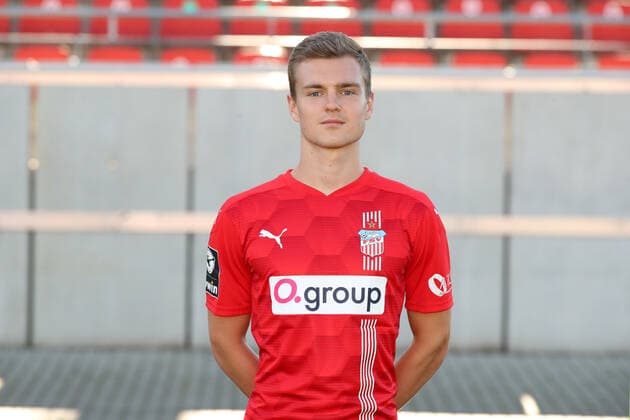 Teampraesentation Zwickau 15 07 2021 Luca Horn 20, Zwickau FSV Zwickau, 3 Liga, Porträttermin 2021 2022 , Zwickau, 15 07 2021, Stadium Zwickau, Football ,
