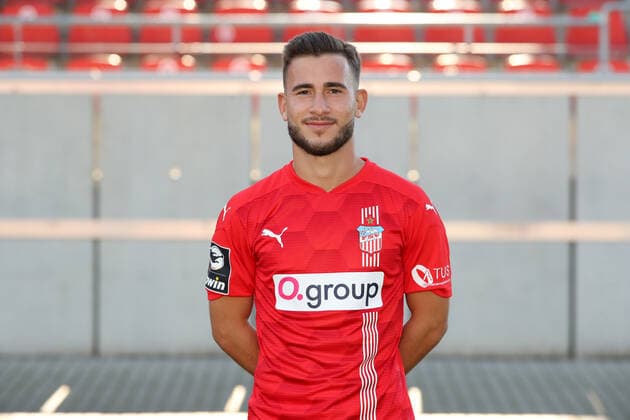 Teampraesentation Zwickau 15 07 2021 Can Coskun 22, Zwickau FSV Zwickau, 3 Liga, Porträttermin 2021 2022 , Zwickau, 15 07 2021, Stadium Zwickau, Football ,