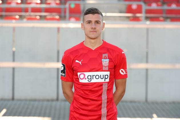 Teampraesentation Zwickau 15 07 2021 Marius Hauptmann 23, Zwickau FSV Zwickau, 3 Liga, Porträttermin 2021 2022 , Zwickau, 15 07 2021, Stadium Zwickau, Football ,