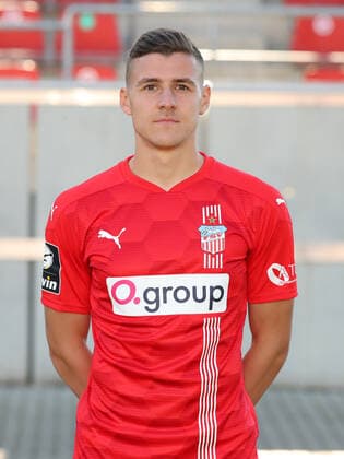 Teampraesentation Zwickau 15 07 2021 Marius Hauptmann 23, Zwickau FSV Zwickau, 3 Liga, Porträttermin 2021 2022 , Zwickau, 15 07 2021, Stadium Zwickau, Football ,
