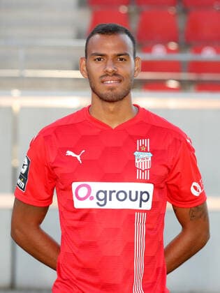 Teampraesentation Zwickau 15 07 2021 Steffen Nkansah 25, Zwickau FSV Zwickau, 3 Liga, Porträttermin 2021 2022 , Zwickau, 15 07 2021, Stadium Zwickau, Football ,