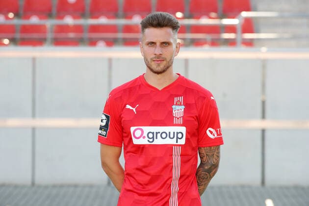 Teampraesentation Zwickau 15 07 2021 Yannik Möker Moeker 27, Zwickau FSV Zwickau, 3 Liga, Porträttermin 2021 2022 , Zwickau, 15 07 2021, Stadium Zwickau, Football ,