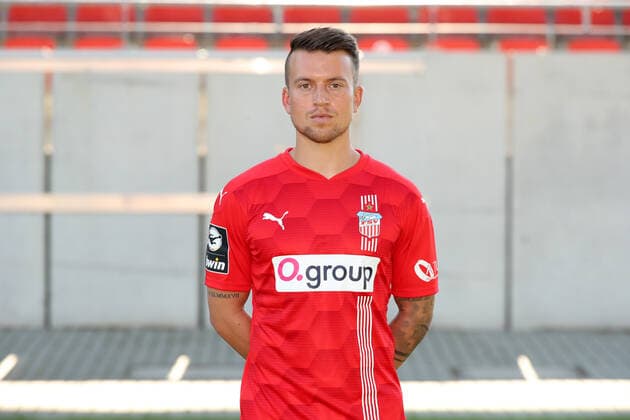 Teampraesentation Zwickau 15 07 2021 Patrick Göbel Goebel 31, Zwickau FSV Zwickau, 3 Liga, Porträttermin 2021 2022 , Zwickau, 15 07 2021, Stadium Zwickau, Football ,