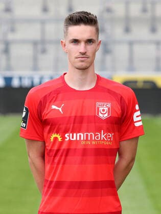 Teampraesentation Halle 15 07 2021 Soeren Reddemann 25, Halle Hallescher FC, 3 Liga, Porträttermin 2021 2022 , Halle, 15 07 2021, Leuna Chemie Stadion, Football ,