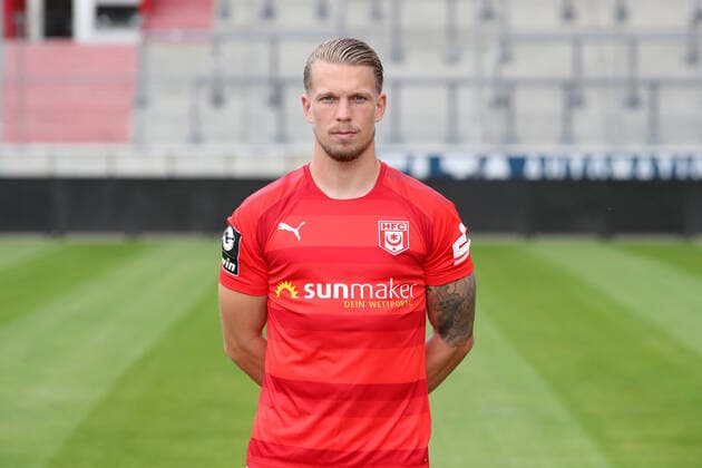 Teampraesentation Halle 15 07 2021 Janek Sternberg 22, Halle Hallescher FC, 3 Liga, Porträttermin 2021 2022 , Halle, 15 07 2021, Leuna Chemie Stadion, Football ,