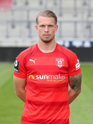 Teampraesentation Halle 15 07 2021 Janek Sternberg 22, Halle Hallescher FC, 3 Liga, Porträttermin 2021 2022 , Halle, 15 07 2021, Leuna Chemie Stadion, Football ,