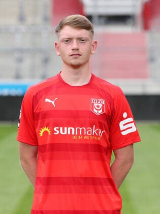 Teampraesentation Halle 15 07 2021 Tom Bierschenk 15, Halle Hallescher FC, 3 Liga, Porträttermin 2021 2022 , Halle, 15 07 2021, Leuna Chemie Stadion, Football ,