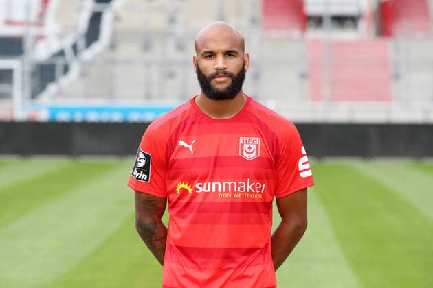 Teampraesentation Halle 15 07 2021 Terrence Boyd 13, Halle Hallescher FC, 3 Liga, Porträttermin 2021 2022 , Halle, 15 07 2021, Leuna Chemie Stadion, Football ,
