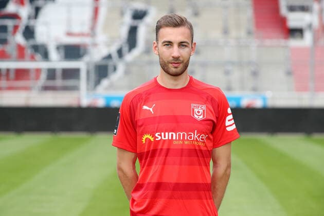 Teampraesentation Halle 15 07 2021 Michael Eberwein 10, Halle Hallescher FC, 3 Liga, Porträttermin 2021 2022 , Halle, 15 07 2021, Leuna Chemie Stadion, Fussball ,