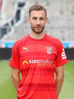 Teampraesentation Halle 15 07 2021 Michael Eberwein 10, Halle Hallescher FC, 3 Liga, Porträttermin 2021 2022 , Halle, 15 07 2021, Leuna Chemie Stadion, Fussball ,