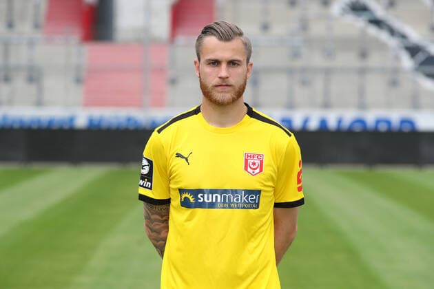 Teampraesentation Halle 15 07 2021 Goalkeeper Sven Müller Mueller 1, Halle Hallescher FC, 3 Liga, Porträttermin 2021 2022 , Halle, 15 07 2021, Leuna Chemie Stadion, Football ,