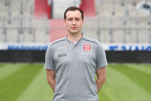 Teampraesentation Halle 15 07 2021 Physiotherapist Florian Thiele Hallescher FC, 3 Liga, Porträttermin 2021 2022 , Halle, 15 07 2021, Leuna Chemie Stadion, Football ,
