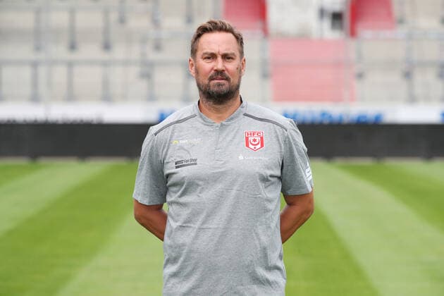 Teampraesentation Halle 15 07 2021 Team manager Mario Nickeleit Hallescher FC, 3 Liga, Porträttermin 2021 2022 , Halle, 15 07 2021, Leuna Chemie Stadion, Football ,