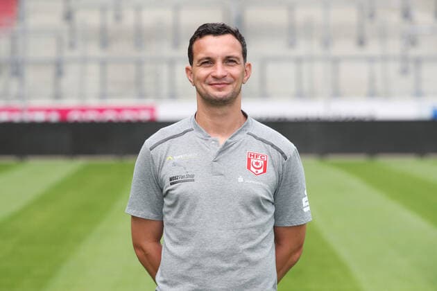 Teampraesentation Halle 15 07 2021 Co Trainer Daniel Ziebig Hallescher FC, 3 Liga, Porträttermin 2021 2022 , Halle, 15 07 2021, Leuna Chemie Stadion, Fussball ,