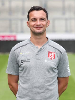 Teampraesentation Halle 15 07 2021 Co Trainer Daniel Ziebig Hallescher FC, 3 Liga, Porträttermin 2021 2022 , Halle, 15 07 2021, Leuna Chemie Stadion, Fussball ,