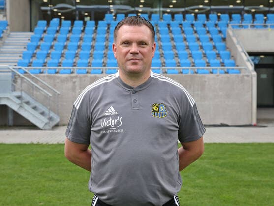 15 07 2021, xklex, football 3 league, 1 FC Saarbrücken portrait date 2021 2022 emspor, v l coach Uwe Koschinat DFL DFB REGULATES PROHIBIT ANY USE OF PHOTOGRAPHS as IMAGE SEQUENCES and or QUASI VIDEO Saarbrücken