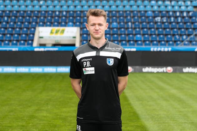 Physiotherapist Philipp Brix 1 FC Magdeburg 3 Liga 2021 2022 official photo session 1 FC Magdeburg at the MDCC Arena in Magdeburg Germany, Football, Men,GER,15 07 2021 Pressebuero Schroedter