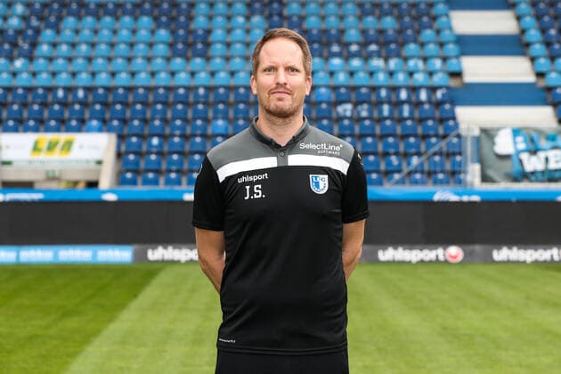 Team doctor Dr Jan Schüttrumpf, Schuettrumpf 1 FC Magdeburg 3 Liga 2021 2022 official photo session 1 FC Magdeburg at the MDCC Arena in Magdeburg Germany, Football, Men,GER,15 07 2021 Pressebuero Schroedter