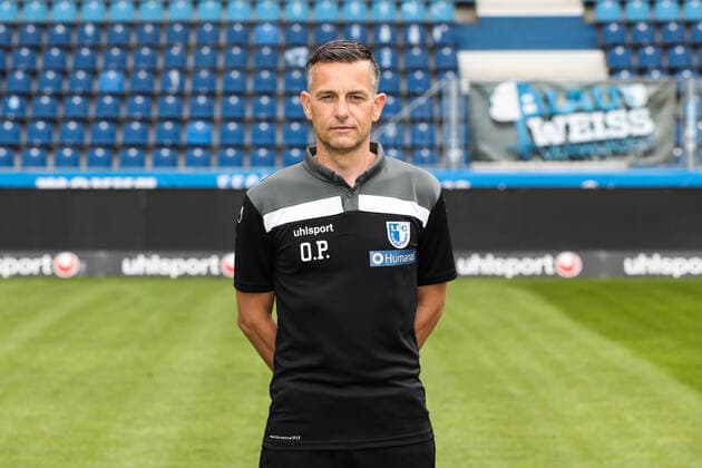 Team doctor Oliver Poranzke 1 FC Magdeburg 3 Liga 2021 2022 official photo session 1 FC Magdeburg at the MDCC Arena in Magdeburg Germany, Football, Men,GER,15 07 2021 Pressebuero Schroedter