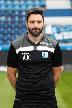 Co coach Andre Kilian 1 FC Magdeburg 3 Liga 2021 2022 official photo session 1 FC Magdeburg at the MDCC Arena in Magdeburg Germany, Football, Men,GER,15 07 2021 Pressebuero Schroedter