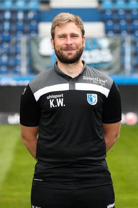 Videoanalyst Kevin Waliczek 1 FC Magdeburg 3 Liga 2021 2022 official photo session 1 FC Magdeburg at the MDCC Arena in Magdeburg Germany, Football, Maenner,GER,15 07 2021 Pressebuero Schroedter