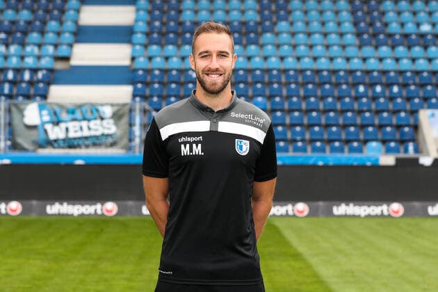 Co coach Matthias Mincu 1 FC Magdeburg 3 Liga 2021 2022 official photo session 1 FC Magdeburg at the MDCC Arena in Magdeburg Germany, Football, Men,GER,15 07 2021 Pressebuero Schroedter