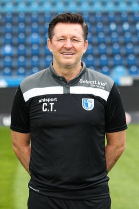 Coach Christian Titz 1 FC Magdeburg 3 Liga Portraittermin 2021 2022 official photo session 1 FC Magdeburg at the MDCC Arena in Magdeburg Germany, Football, Men,GER,15 07 2021 Pressebuero Schroedter