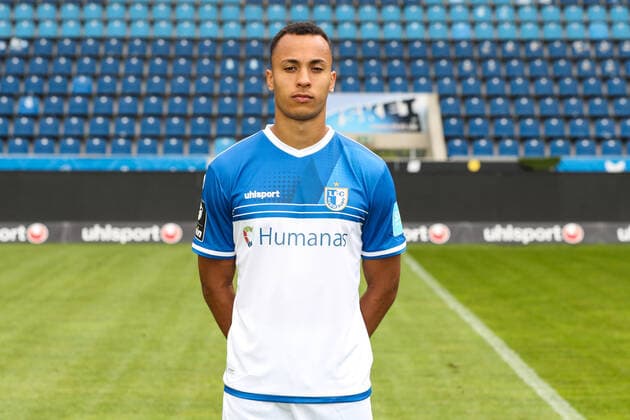 Tobias Knost 1 FC Magdeburg,2 3 Liga 2021 2022 official photo session 1 FC Magdeburg at the MDCC Arena in Magdeburg Germany, Football, Men,GER,15 07 2021 Pressebuero Schroedter