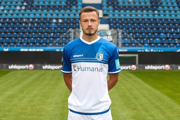 Henry Rorig 1 FC Magdeburg,15 3 Liga 2021 2022 official photo session 1 FC Magdeburg at the MDCC Arena in Magdeburg Germany, Football, Men,GER,15 07 2021 Pressebuero Schroedter