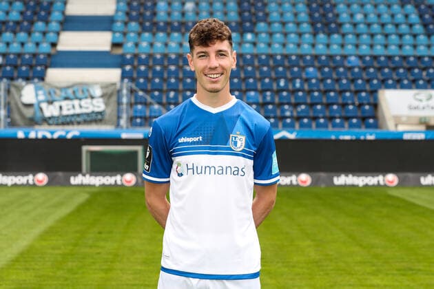 Florian Kath 1 FC Magdeburg,18 3 Liga 2021 2022 official photo session 1 FC Magdeburg at the MDCC Arena in Magdeburg Germany, Football, Men,GER,15 07 2021 Pressebuero Schroedter