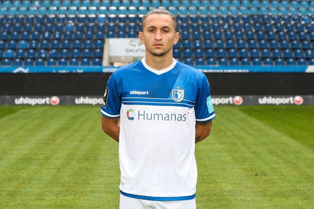 Baris Atik 1 FC Magdeburg,23 3 Liga 2021 2022 official photo session 1 FC Magdeburg at the MDCC Arena in Magdeburg Germany, Football, Men,GER,15 07 2021 Pressebuero Schroedter