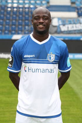 Amara Conde 1 FC Magdeburg,29 3 Liga 2021 2022 official photo session 1 FC Magdeburg at MDCC Arena in Magdeburg Germany, Football, Men,GER,15 07 2021 Pressebuero Schroedter