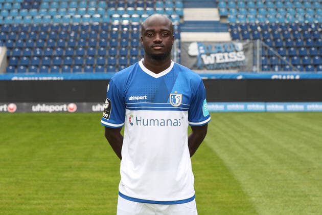 Amara Conde 1 FC Magdeburg,29 3 Liga 2021 2022 official photo session 1 FC Magdeburg at MDCC Arena in Magdeburg Germany, Football, Men,GER,15 07 2021 Pressebuero Schroedter