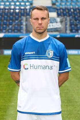 Nico Granatowski 1 FC Magdeburg,31 3 Liga 2021 2022 official photo session 1 FC Magdeburg at the MDCC Arena in Magdeburg Germany, Football, Men,GER,15 07 2021 Pressebuero Schroedter