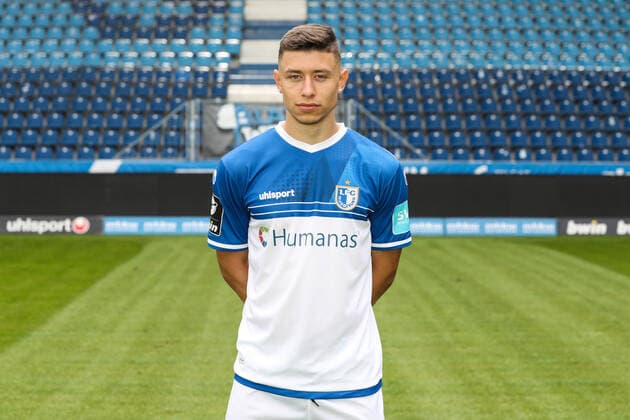 Ole Hoch 1 FC Magdeburg,32 3 Liga 2021 2022 official photo session 1 FC Magdeburg at the MDCC Arena in Magdeburg Germany, Football, Men,GER,15 07 2021 Pressebuero Schroedter